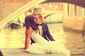 Свадебная церемония в Венеции, Италия