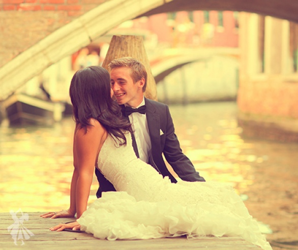Свадебная церемония в Венеции, Италия