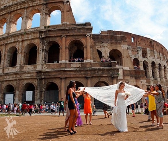 Свадьба в Риме, Италия