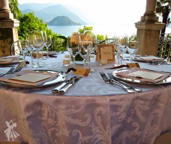 Свадебный банкет на вилле Кипарисов, озеро Комо, Италия